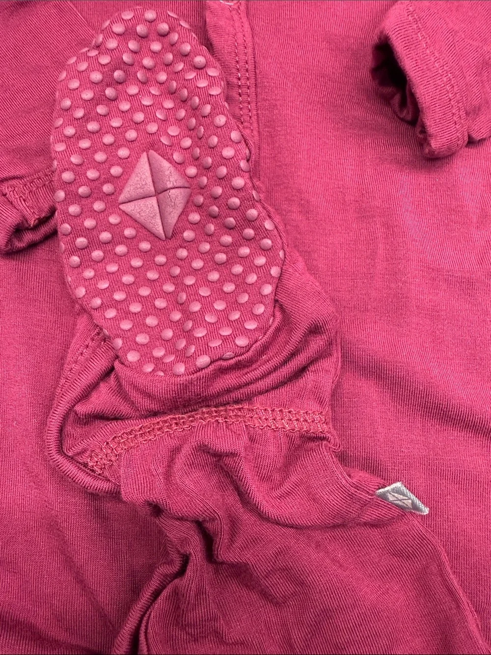Kyte BABY Deep Berry Long-Sleeve Footy PJs with Front Snaps